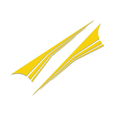 Stickers Voiture Triple Bande Jaune Tresor Otaku