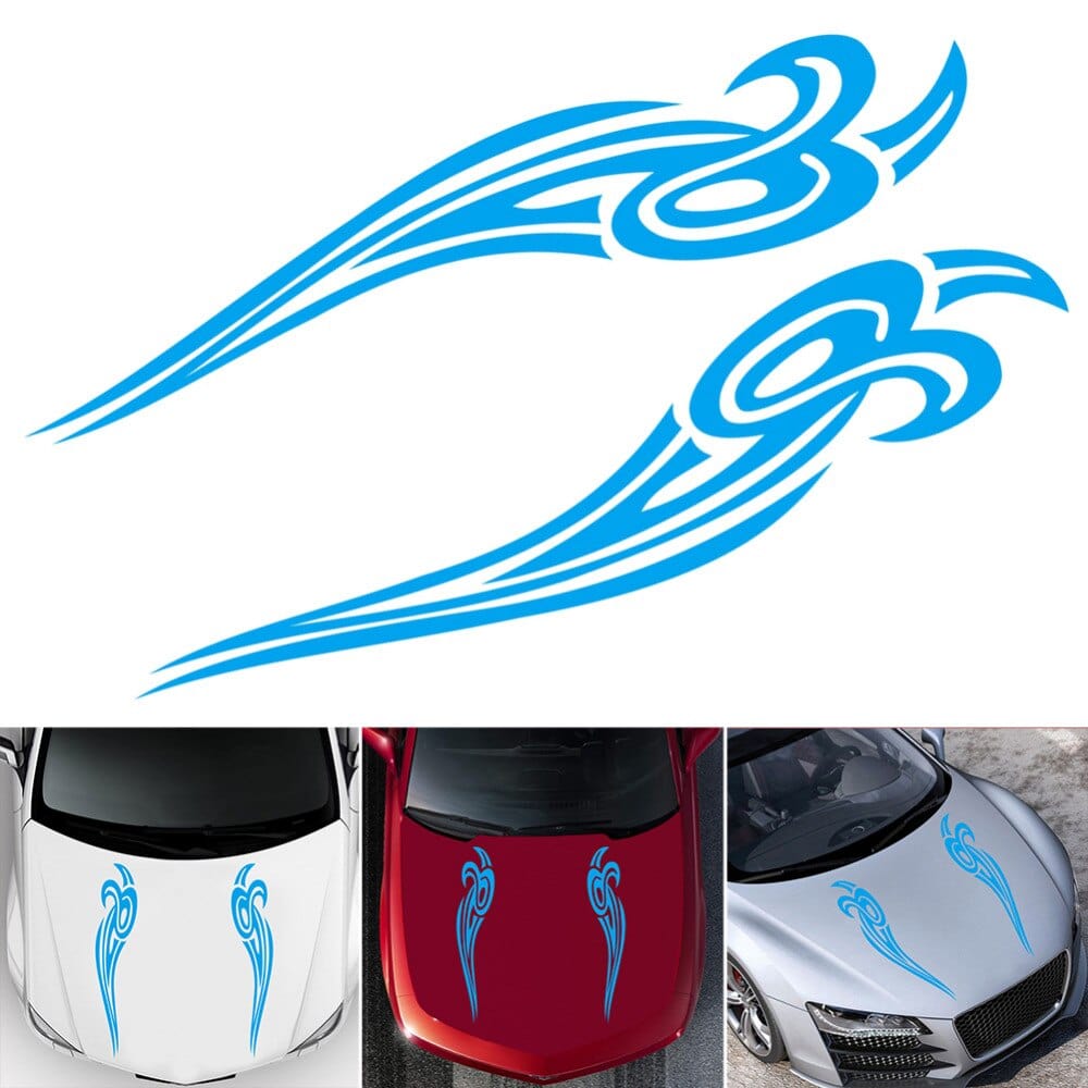 Stickers Voiture Tuning Bleu Tresor Otaku