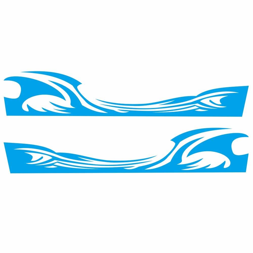 Stickers Voiture Tuning Sport Bleu Tresor Otaku