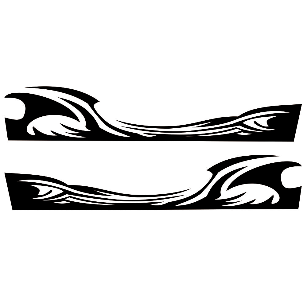 Stickers Voiture Tuning Sport Noir Tresor Otaku