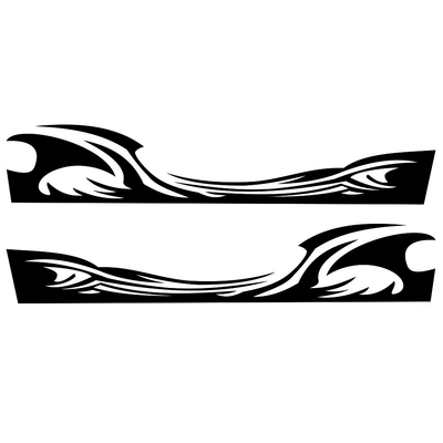 Stickers Voiture Tuning Sport Noir Tresor Otaku
