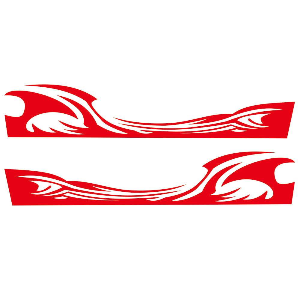 Stickers Voiture Tuning Sport Rouge Tresor Otaku