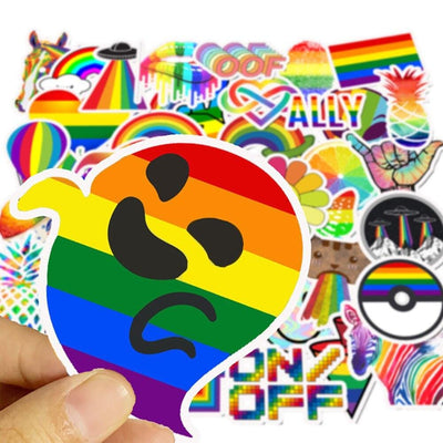 Stickers VSCO Arc en Ciel Pack de Stickers Tresor Otaku