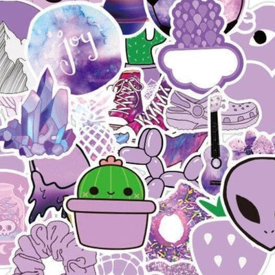 Stickers VSCO <br> Mauve (50pcs) Stickers VSCO Tresor Otaku