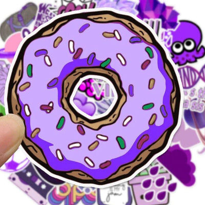 Stickers VSCO <br> Violet (50pcs) Stickers VSCO Tresor Otaku