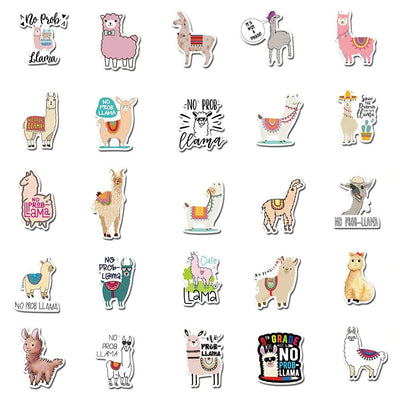 Stickers VSCO Lama Pack de Stickers Tresor Otaku
