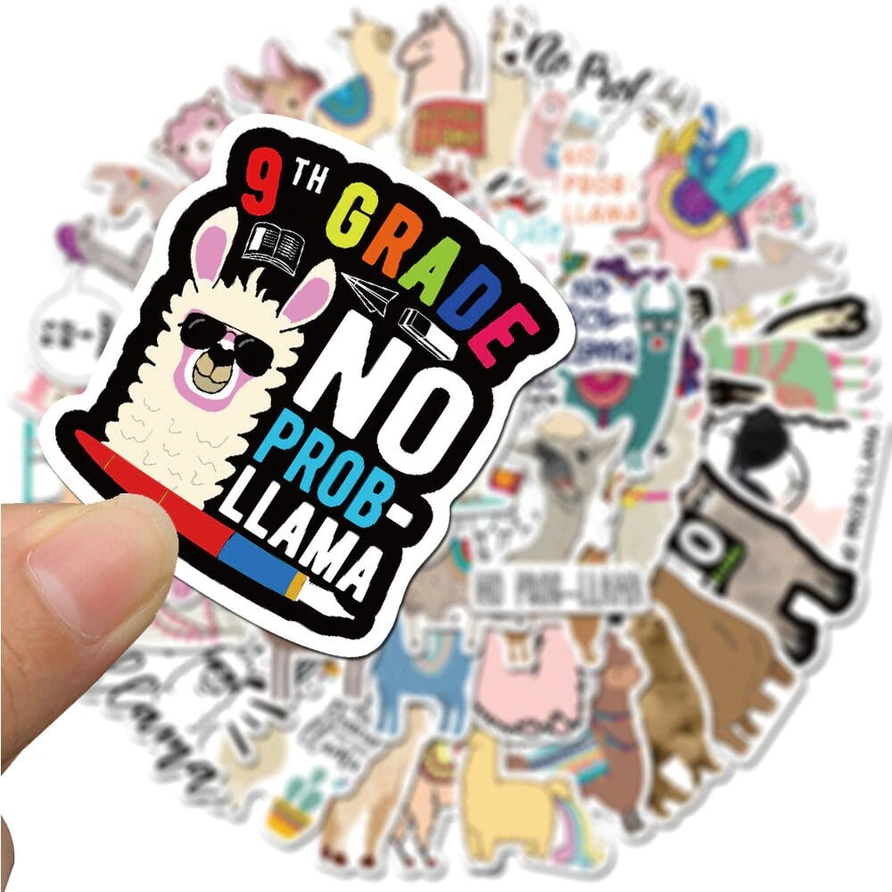 Stickers VSCO Lama Pack de Stickers Tresor Otaku