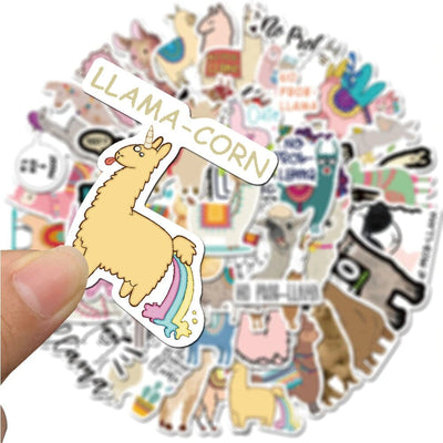 Stickers VSCO Lama Pack de Stickers Tresor Otaku