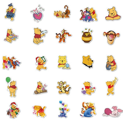 Stickers Winnie L'Ourson Pack de Stickers Tresor Otaku