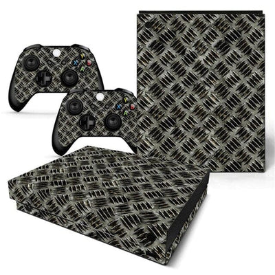 Stickers Xbox One X Alu Strié Stickers Xbox One X Tresor Otaku