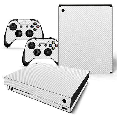 Stickers Xbox One X Carbone Blanc Stickers Xbox One X Tresor Otaku