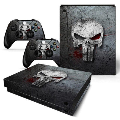 Stickers Xbox One X Punisher Stickers Xbox One X Tresor Otaku