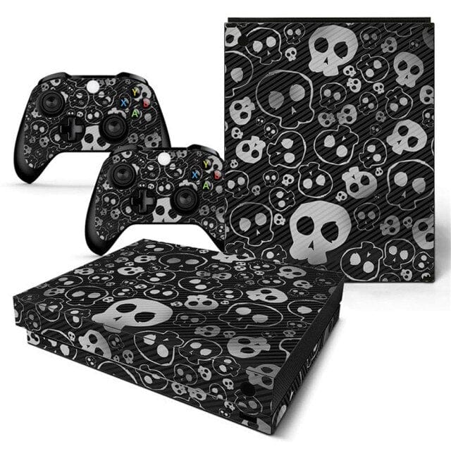 Stickers Xbox One X Skull Stickers Xbox One X Tresor Otaku
