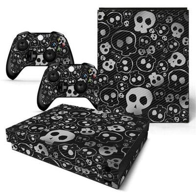 Stickers Xbox One X Skull Stickers Xbox One X Tresor Otaku