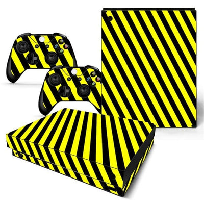Stickers Xbox One X Warning Stickers Xbox One X Tresor Otaku