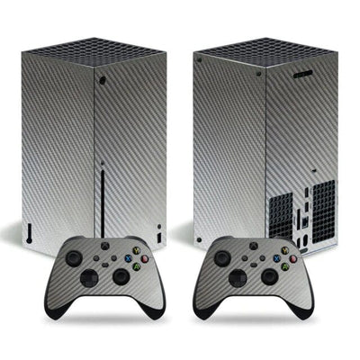 Stickers Xbox Series X<br> Carbone Gris Stickers Xbox Series X Tresor Otaku