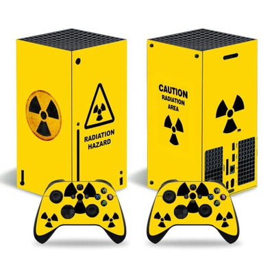 Stickers Xbox Series X<br> Radioactive Stickers Xbox Series X Tresor Otaku
