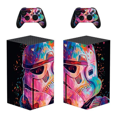 Stickers Xbox Series X<br> Rainbow Storm Trooper Stickers Xbox Series X Tresor Otaku