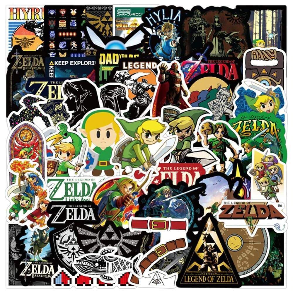 Stickers Zelda Pack de Stickers Tresor Otaku
